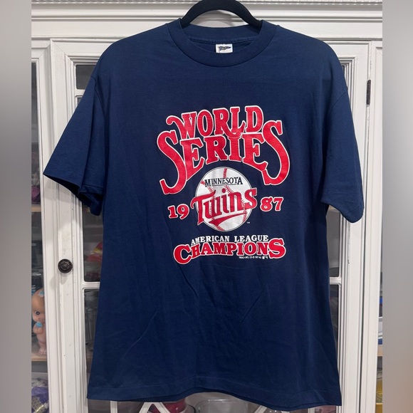 Vintage 1987 Minnesota Twins American League Champions Tee - Picture 1 of 7